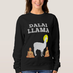 Dalai Llama Buddha Meditation Llama Sweatshirt