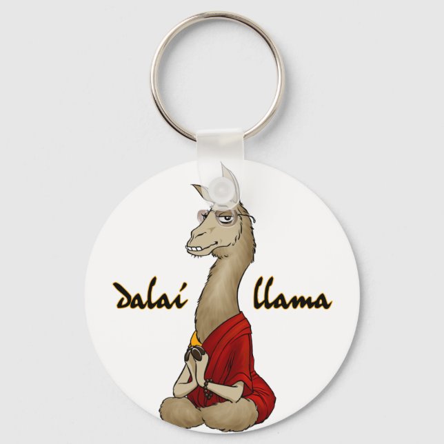 Dalai Llama Keychain (Front)