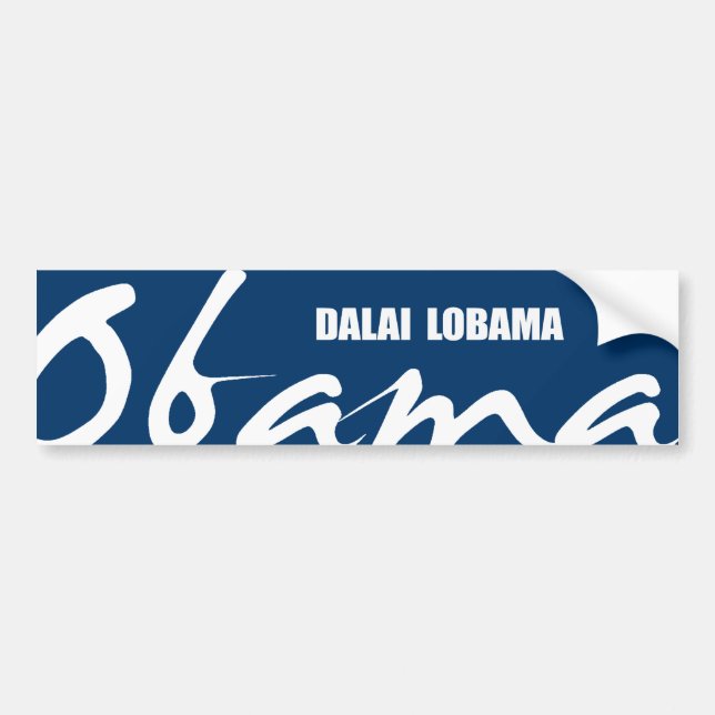 DALAI LOBAMA BUMPER STICKER (Front)