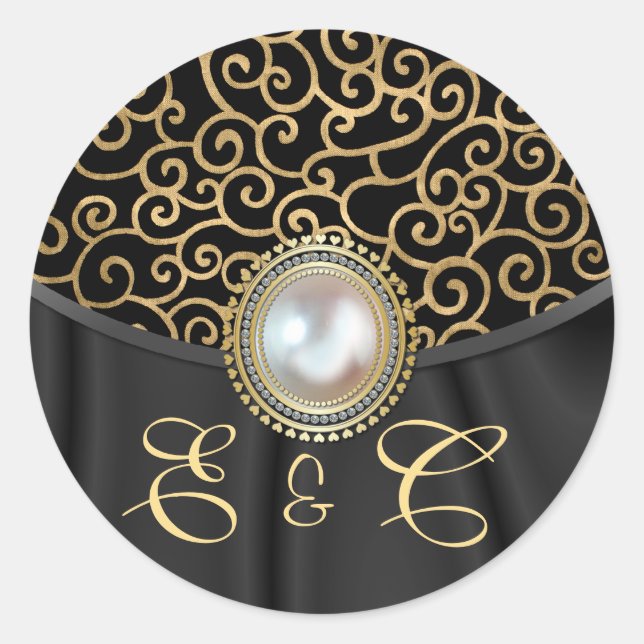 Dalarian Monogram Envelope Sticker (Front)