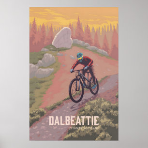 Dalbeattie Mountain Biking Travel Poster