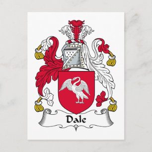 Dale Family Crest Postcard