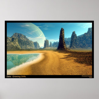 Dale - Growing Cliffs Poster