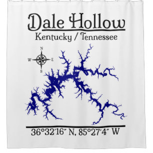 Dale Hollow Lake Kentucky Tennessee Nautical Map S