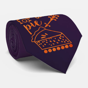 Dale Thanksgiving Pie Purple Tie