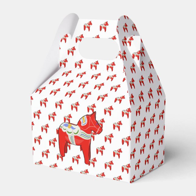Dalecarlian horse favor box (Front Side)
