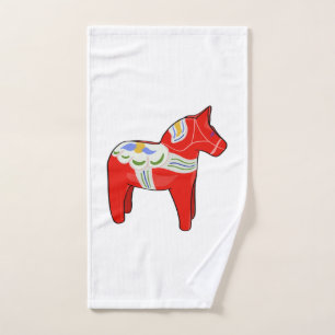 Dalecarlian horse hand towel
