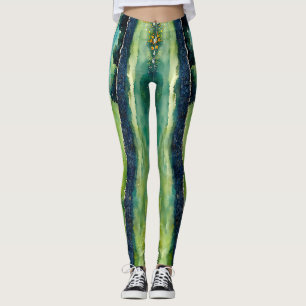 “Dalehaven” Wide Landscape Yorkshire Dales Scene Leggings