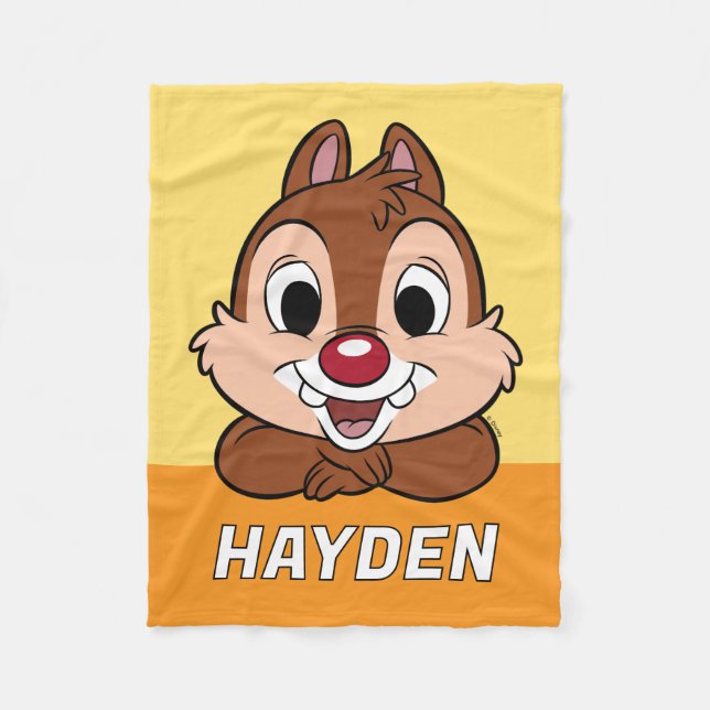 Dale's Cheerful Grin Fleece Blanket (Front)