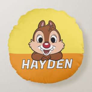 Dale's Cheerful Grin Round Pillow