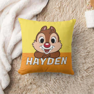 Dale's Cheerful Grin Throw Pillow