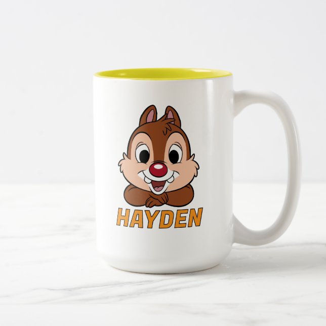 Dale's Cheerful Grin Two-Tone Coffee Mug (Right)