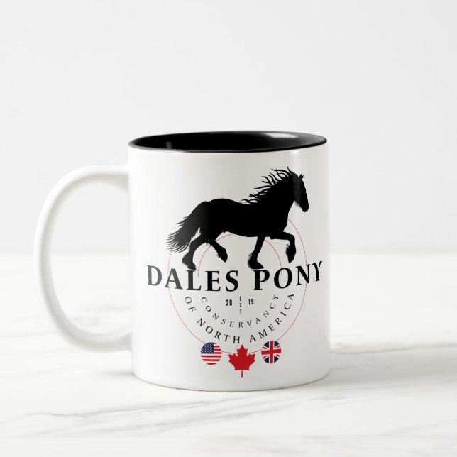 Dales pony, a rare British draught Two-Tone Coffee Mug (Left)