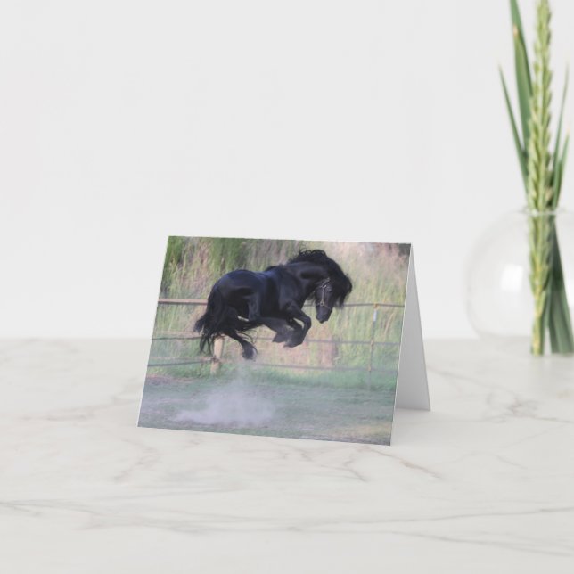 Dales Pony Jump Note card (Front)
