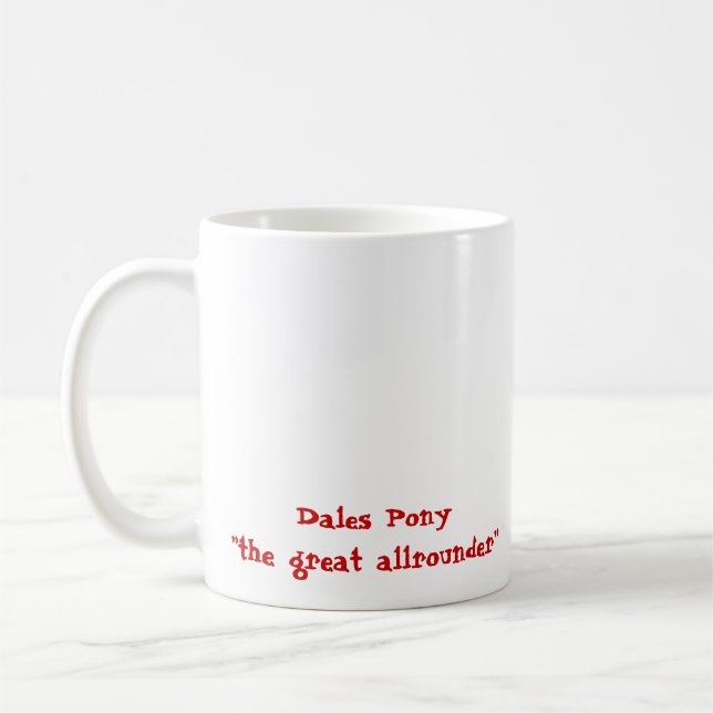Dales stallion/mare coffee mug (Left)