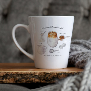 Dalgona Lover   Mug en latte monogramme