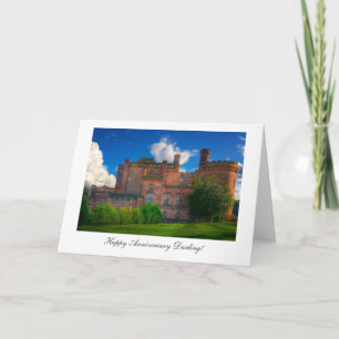 Dalhousie Castle Hotel - Happy Anniversay Darling Card