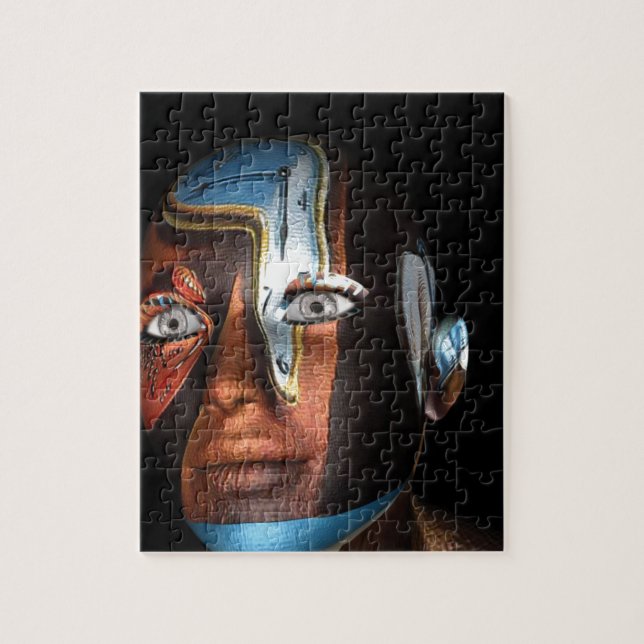 Dali 3d Illustrations on Merchandise Jigsaw Puzzle (Vertical)