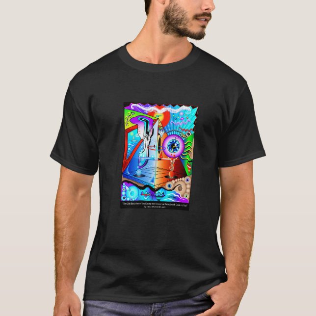 Dali Eyezation Black T-Shirt (Front)
