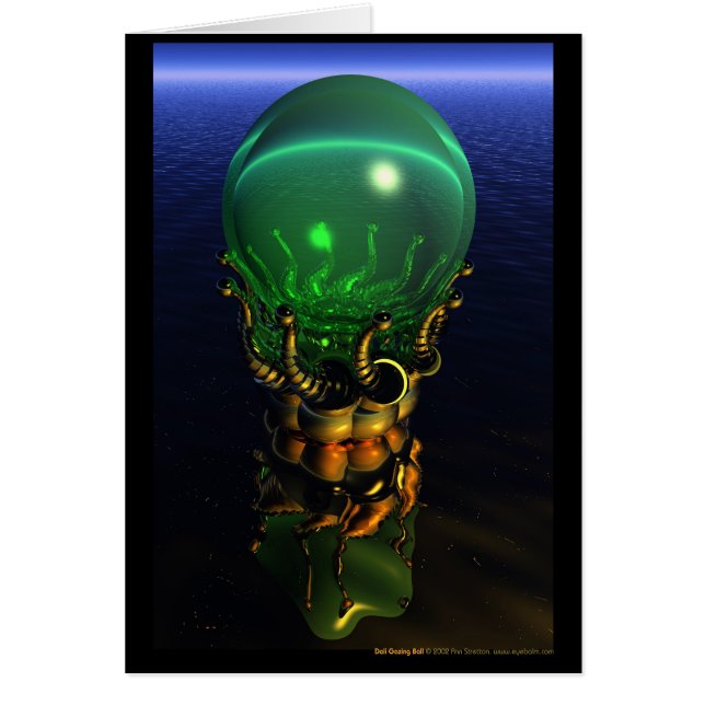 Dali Gazing Ball (Front)