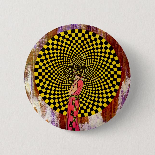 Daliance by Michael Moffa 2 Inch Round Button (Front)