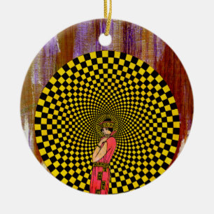 Daliance by Michael Moffa Ceramic Ornament