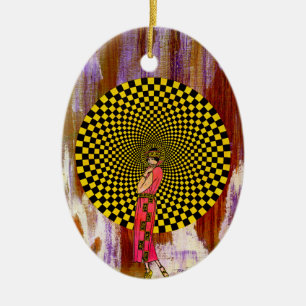 Daliance by Michael Moffa Ceramic Ornament