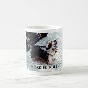 DALILA, MORKIES  RULE COFFEE MUG
