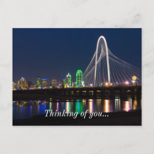 Dallas Bridge View Postcard