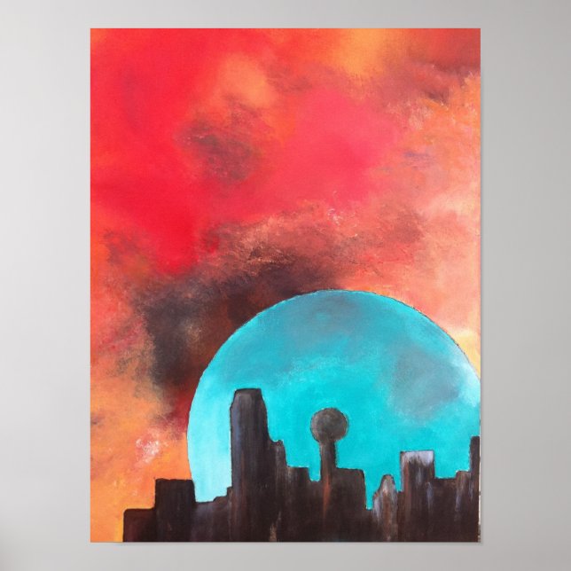 Dallas by Moonlight Poster (Front)