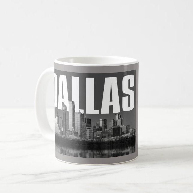 Dallas Cityscape Coffee Mug (Front Left)