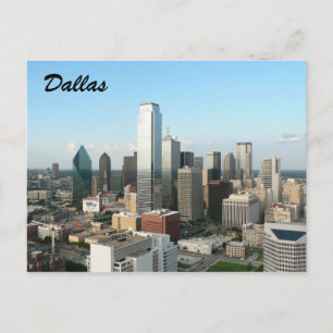 dallas downtown postcard