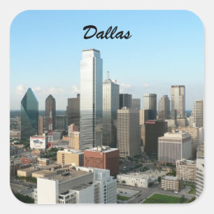 dallas downtown square sticker