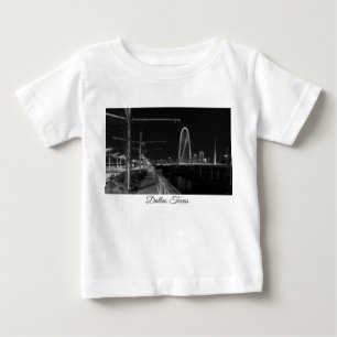 Dallas Evening Walk Grayscale Baby T-Shirt