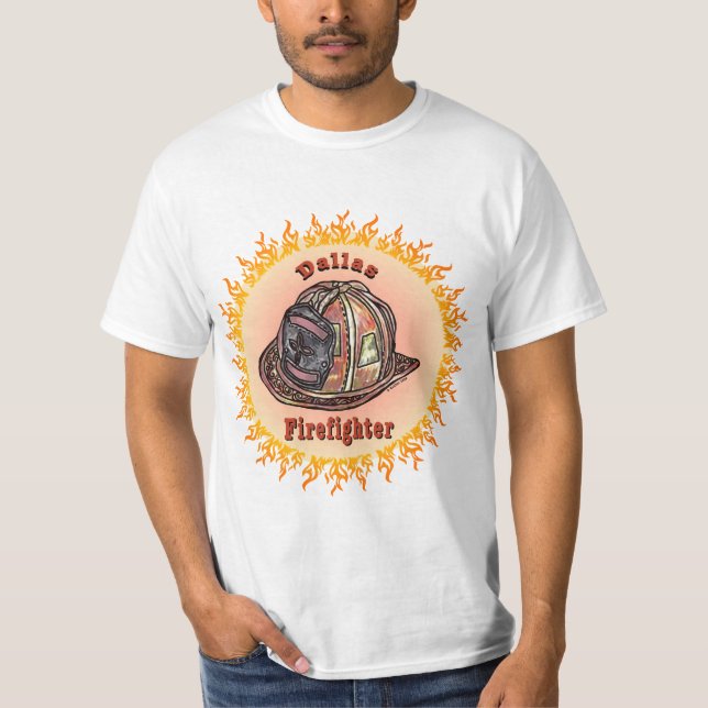 Dallas Firefighter  t-shirt (Front)