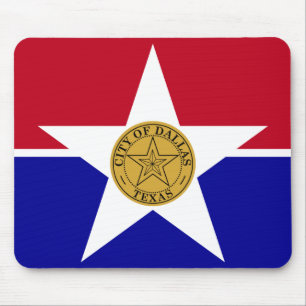 Dallas Flag Mouse Pad