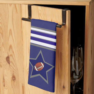 Dallas Football Fan Customizable Design Kitchen Towel