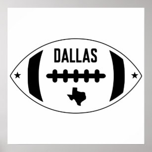 Dallas Football Theme Poster