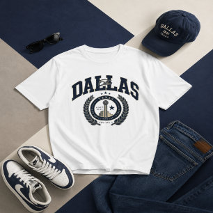 Dallas Heritage Crest Graphic  T-Shirt