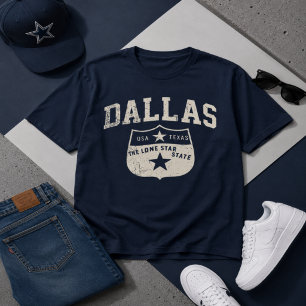 Dallas Lone Star State Vintage Graphic  T-Shirt