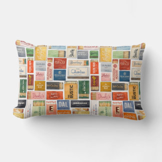 Dallas Matchbook Lumbar Pillow