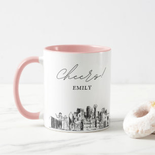 Dallas Personalized Wedding Coffee Mug