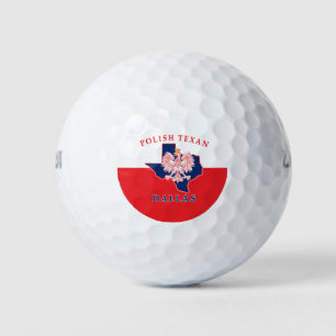 Dallas Polish Texan Golf Balls