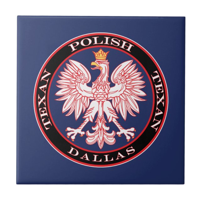 Dallas Polish Texan Tile (Front)