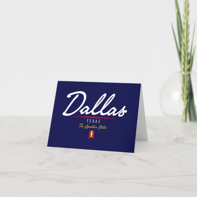 Dallas Script Card (Front)