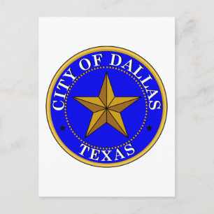 Dallas Seal Postcard