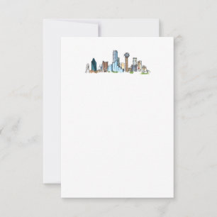 Dallas Skyline - Carte de note