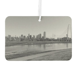 Dallas Skyline Grayscale Air Freshener