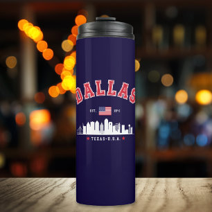 Dallas Skyline Heritage Thermal Tumbler