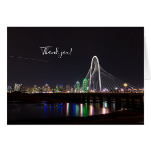 Dallas Skyline Hunt Thank You Card